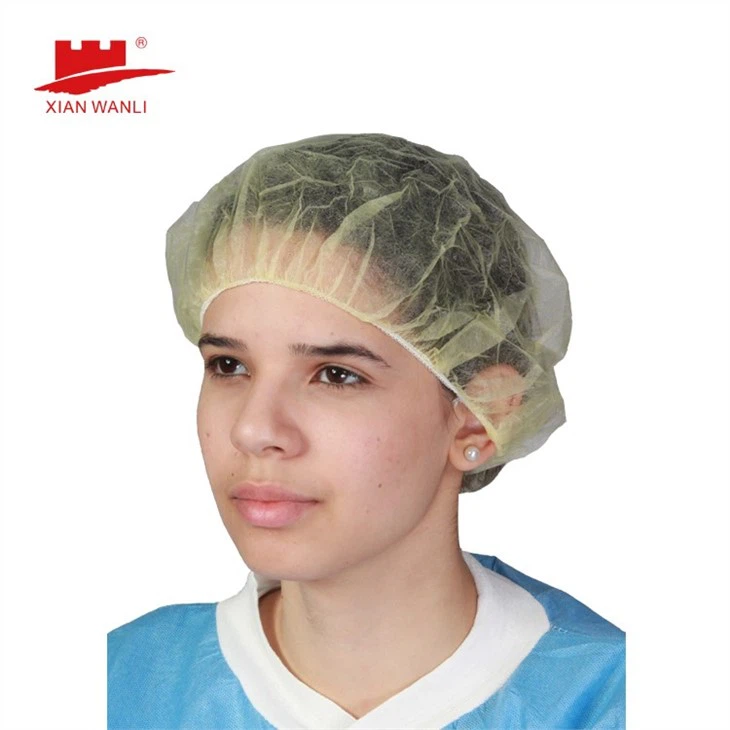 Blue Bouffant Caps
